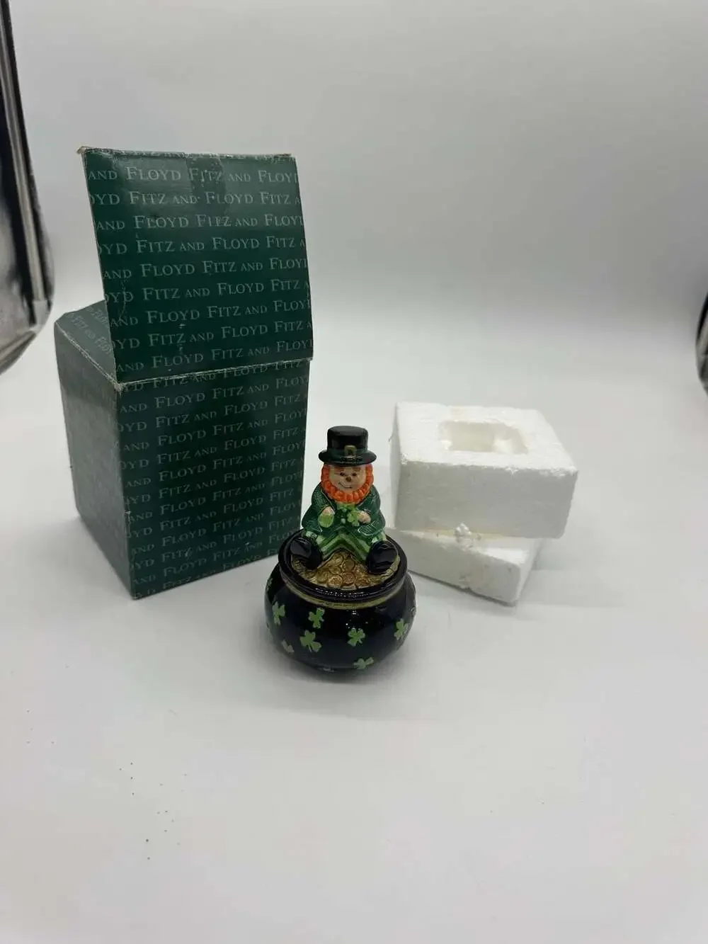 Fitz And Floyd Luck Of The Irish Lidded Box